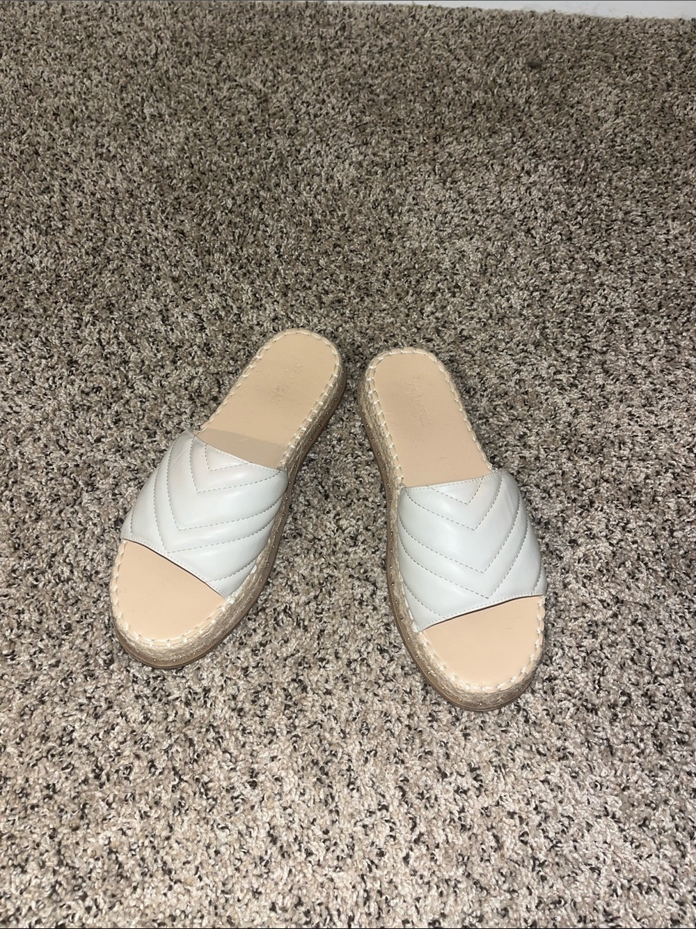 Women’s Cream Slide - Quilted